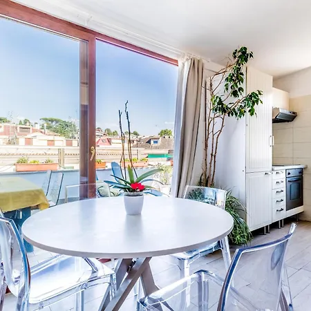 Apartment Attico Trilocale In Zona Farnesina Rome